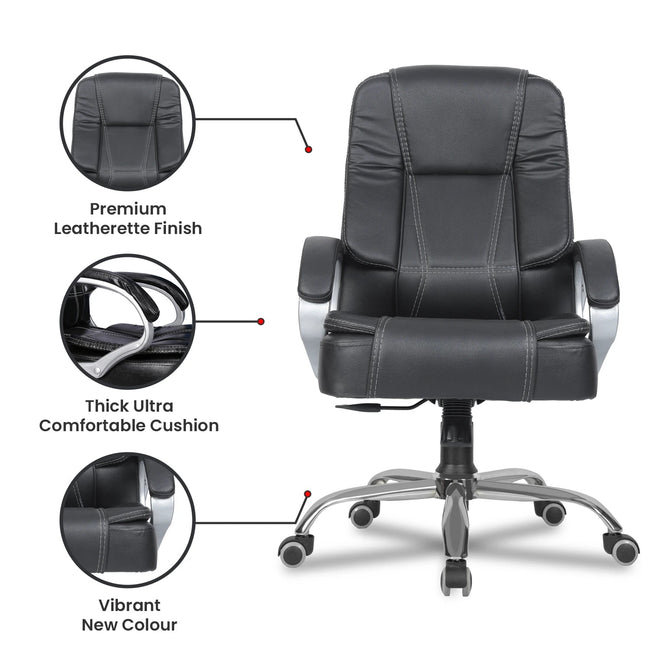 Green Soul Renewed Vienna Mid Back Executive Chair Renewed Green Soul Ergonomics   
