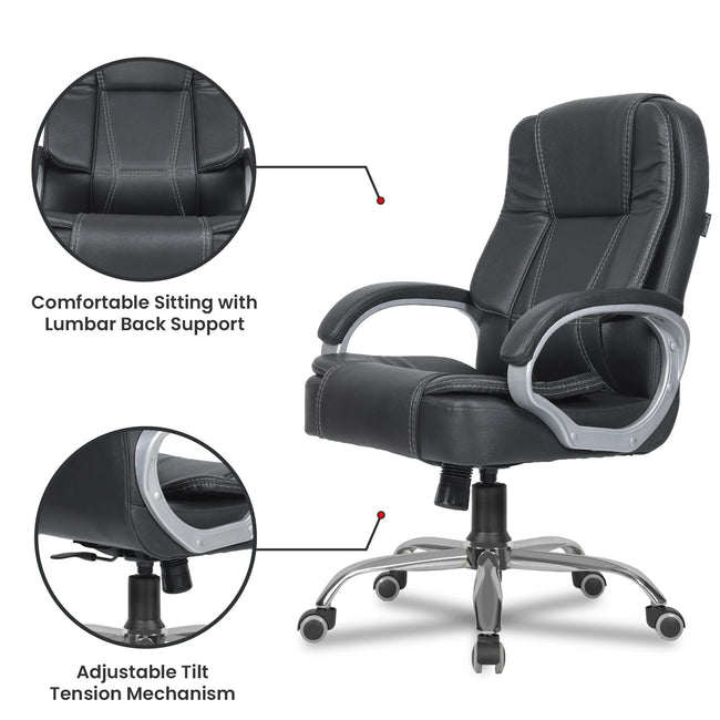 Green Soul Renewed Vienna Mid Back Executive Chair Renewed Green Soul Ergonomics   