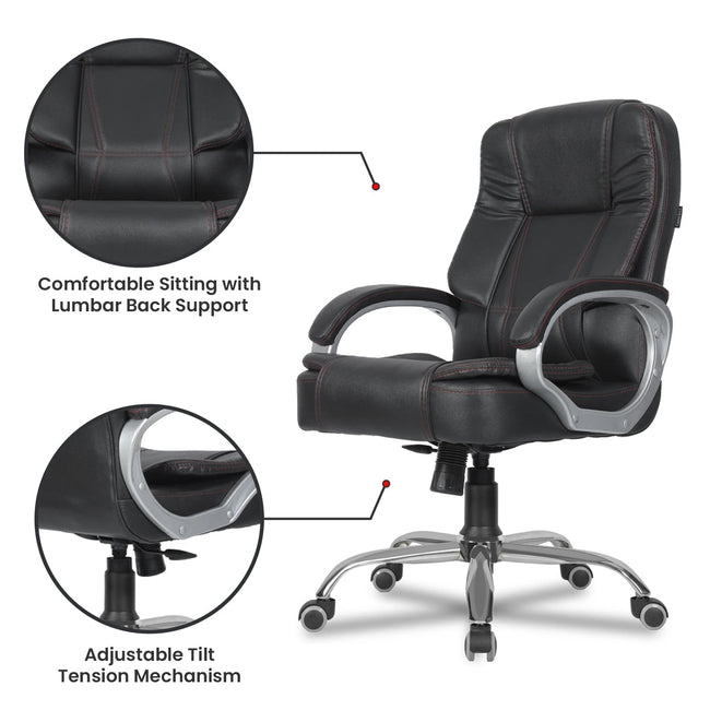 Green Soul Renewed Vienna Mid Back Executive Chair Renewed Green Soul Ergonomics   