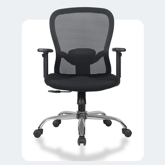 Green Soul Renewed Crystal V2 Mid Back Mesh Office Chair Renewed Green Soul Ergonomics black  