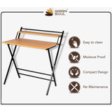 OXFORD Foldable Space Saving Office Table for Home Basics Green Soul Ergonomics   